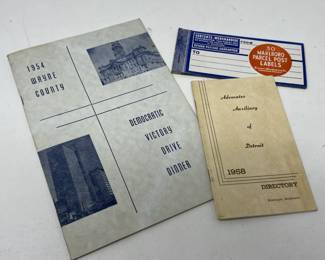 Lot 476 | VIntage Detroit Emphemera, Brochures, Programs
