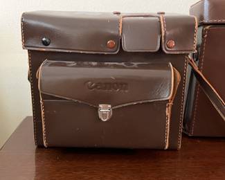 Lot 470 | Leather Vintage Camera Bags Shoulder Bags

