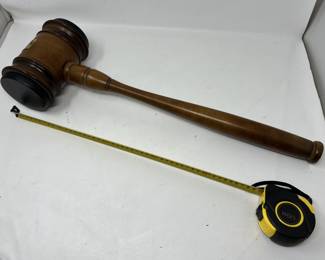 Lot 149 | HUGE 2 Foot Wooden Gavel
