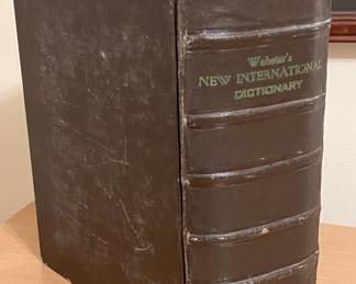 Lot 428 | 1925 Websters Dictionary Book
