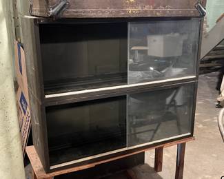 Lot 533 | Metal Cabinets with Glass Doors could be used for
