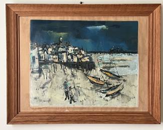 Lot 147 | Sol Wilson Silk Screen Print Coastal Midcentury
