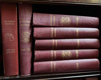 Lot 366 | Michigan Manual Vintage Leatherbound Books
