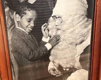 Lot 553 | A Visit w Santa Vintage Photography Photograph
