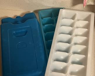 Lot 322 | Ice Cube Trays Cooler Ice Packs
