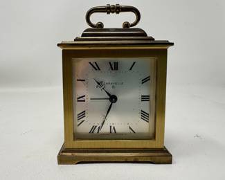 Lot 83 | Caravelle Travel Clock w Fleur de Lis Hand
