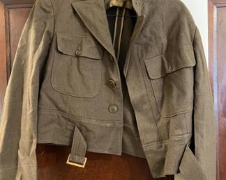 Lot 221 | WW2 Army Cropped Jacket Military Clothing
