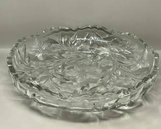 Lot 515 | American Brilliant Footed Crystal Dish
