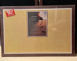 Lot 422 | Deadstock Vintage Corkboard Footprints in Sand
