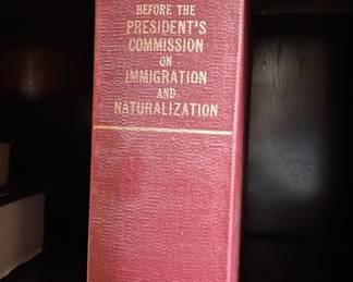 Lot 363 | Presidential Hearings Immigration Naturalization
