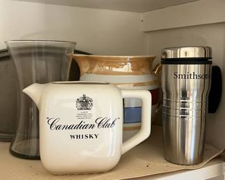 Lot 272 | Cabinet of Goodies Whiskey Jug, Midcentury

