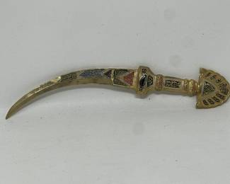 Lot 38 | Dagger Letter Opener Vintage Brass
