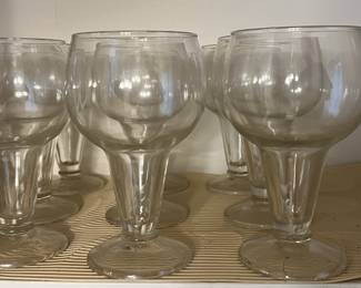Lot 273 | Anchor Hocking Hollow Stem Beer Glasses
