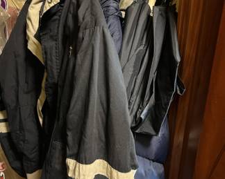 Lot 199 | Steve & Barrys Sz L Down Coats, Jackets, Umbrellas
