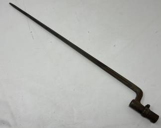 Lot 522 | 20" Four-sided Spike Antique Socket Bayonet Scabb
