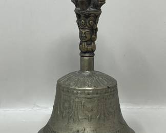 Lot 26 | Tibetan Ghanta Monk Bell Heavy Brass

