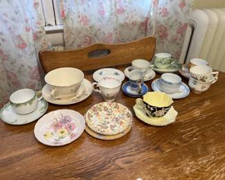 Lot 294 | Teacups & Saucers Vintage incl Paragon Porcelain
