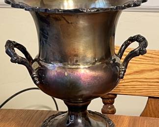 Lot 303 | Silverplate Champagne Bucket Loving Cup
