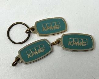 Lot 45 | KPMG Vintage Consultant Auditor Keychains Brass
