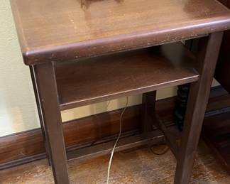 Lot 378 | Vintage Wood Side Table Telephone Table
