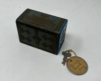 Lot 42 | Vintage Promotional Metal Savings Bank Works!
