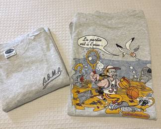 Lot 62 | Two 2000 A.B.M.A Tshirts French Quebec
