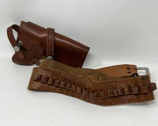 Lot 250 | Smith & Wesson Holster, Ammo Belt, As Found
