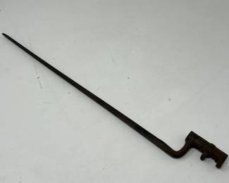 Lot 520 | 18" Antique Socket Bayonet stamped "MASS US"
