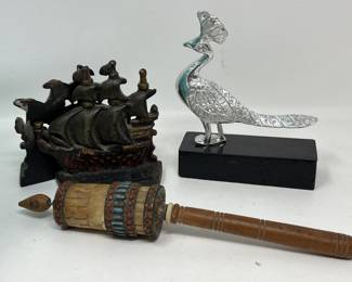 Lot 384 | As Found Vintage Smalls, Coral, Cast Iron,
