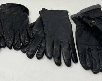 Lot 189 | Leather Vintage Gloves Lined & Warm
