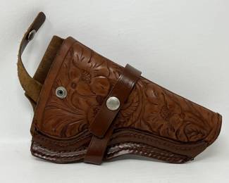 Lot 248 | Tooled Leather Towson Holster 84F Gun Holster
