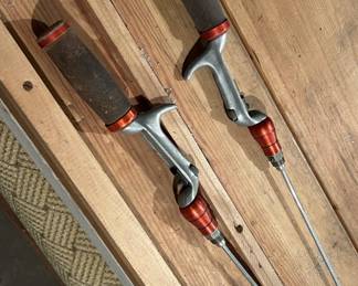 Lot 526 | Pair of Metal Fishing Poles
