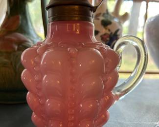 LATE 1800'S SYRUP PITCHER-GUTTATE GLASS