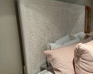 Cornelia White King Panel Bed
