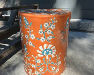 Pair - Anthropologie 'Mabel' Ceramic Side Tables