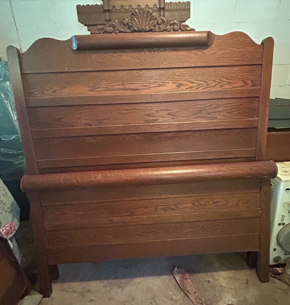 Antique bed. Full size