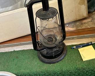 Old railroad lantern