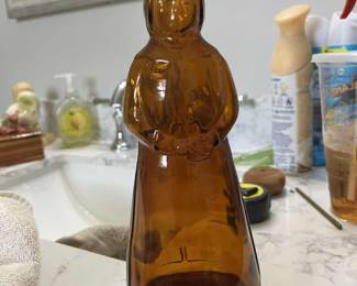 Mrs Butterworth glass bottle.