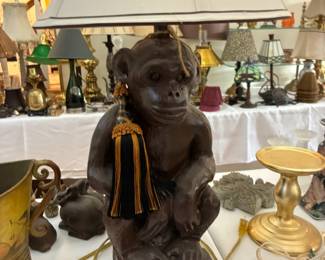 Monkey lamp
