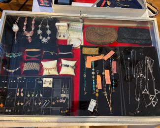 Large selection of costume jewelry 