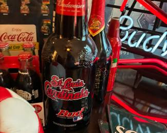 St Louis Cardinals commemorative Budweiser bottle