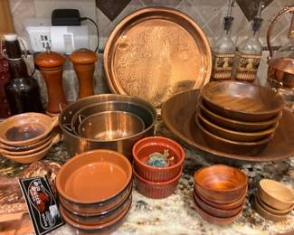 Copper kitchenware
