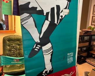 Street displayed Coca- Cola banners from the 1994 World Cup