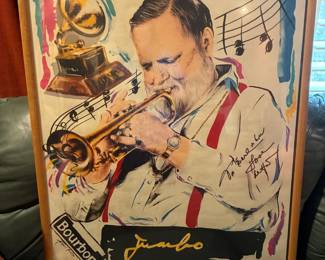 Autographed Al Hirt poster