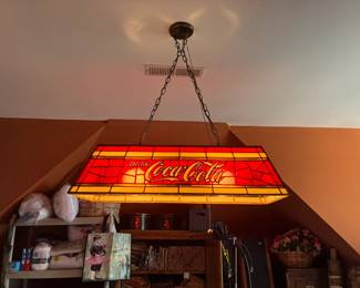 Coca-Cola light fixture