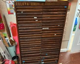 Watchmakers cabinet- vintage