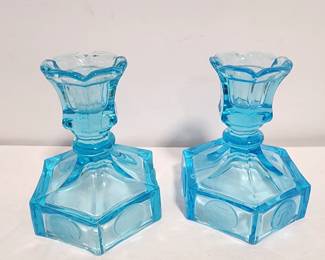 COIN FOSTORIA CANDLESTICKS