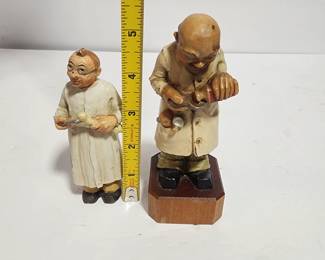 WOOD CARVED FIGURES