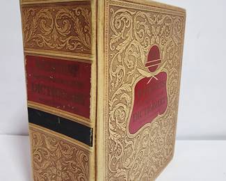 OLD WEBSTER BOUND DICTIONARY
