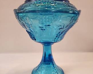 DEPRESSION GLASS CANDY DISH